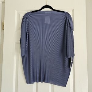 Calvin Klein Blue Striped Blouse